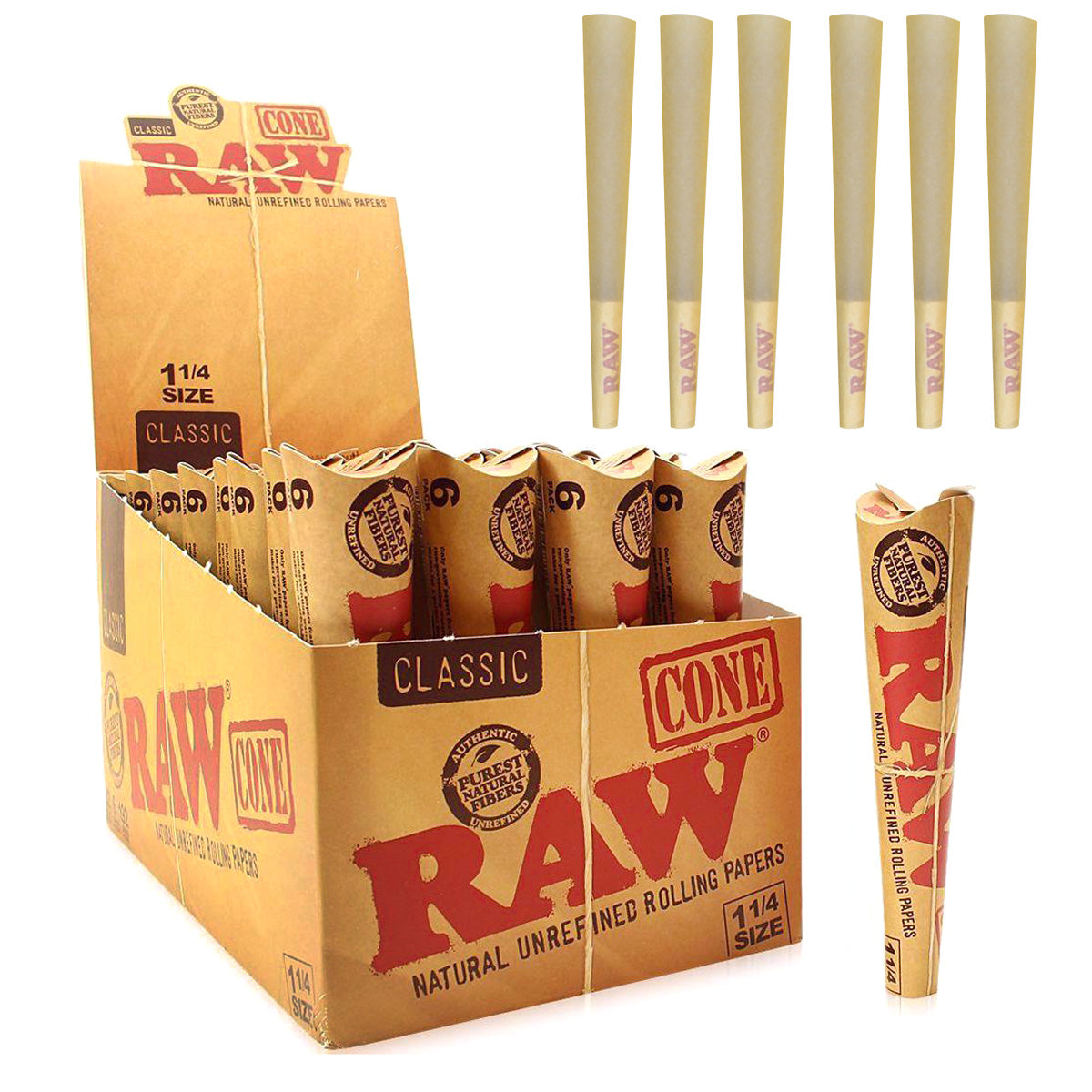 RAW Classic Cone 1 1/4 Wholesale