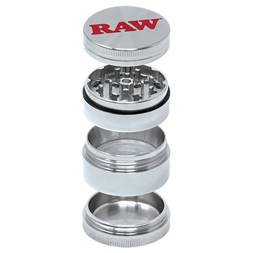 RAW Stainless Steel Shredder 4-Piece 60mm