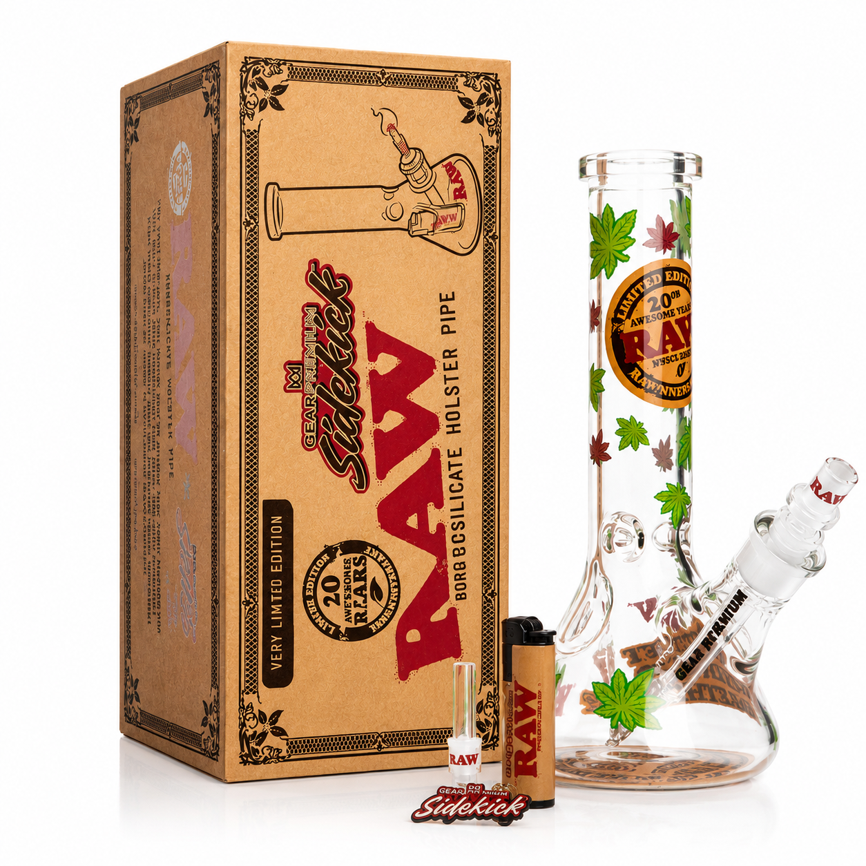 Raw 20th Anniversary Holster Side Kick Water Pipe