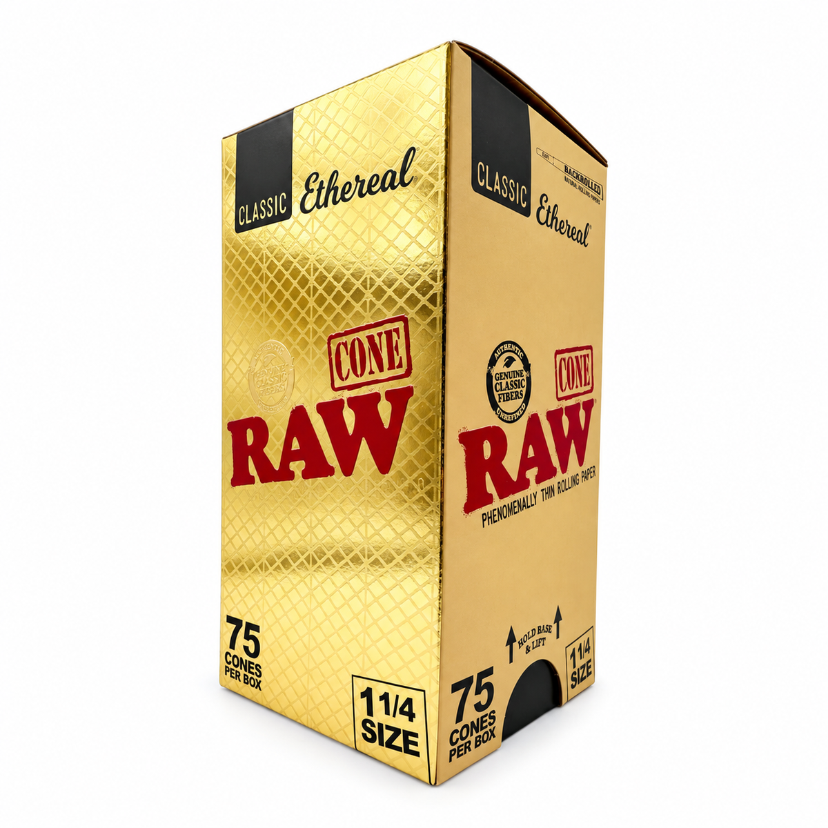 Raw Classic Ethereal 11/4 Cones 75ct