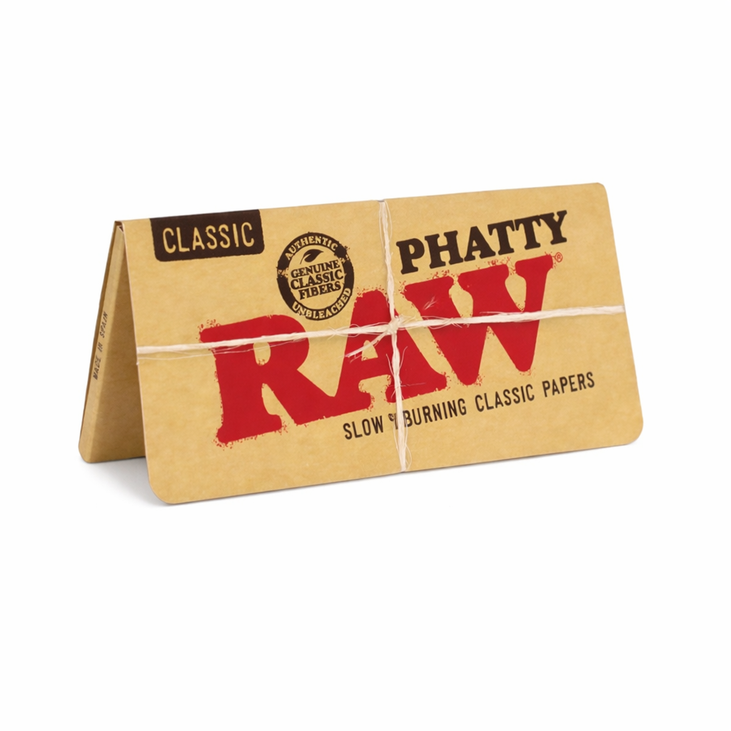 Raw Classic Phatty Paper 32 Leaves/ Pack | 24 Packs / Box