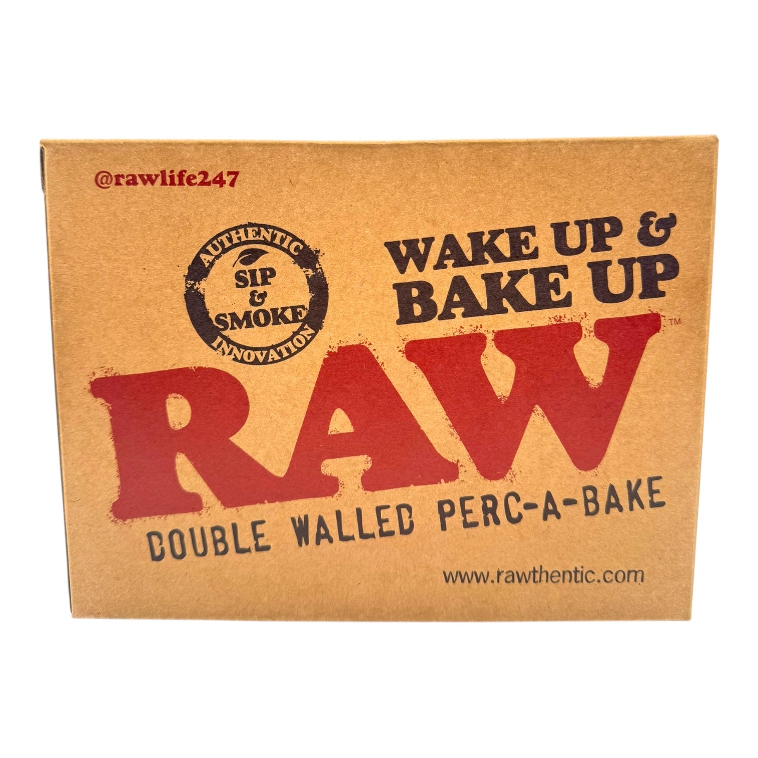 Raw Wake Up & Bake Up Glass Mug