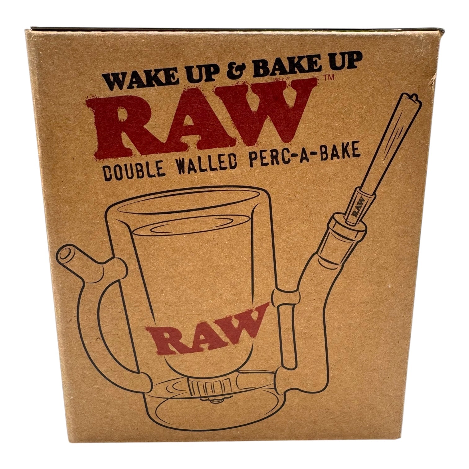Raw Wake Up & Bake Up Glass Mug