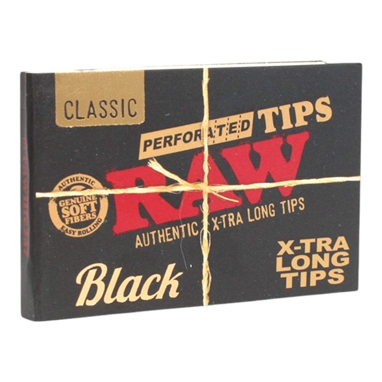 Raw Black Perforated X-tra Long Tips