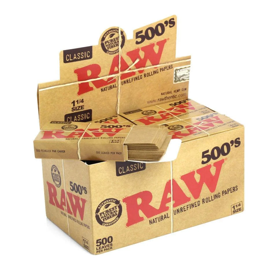 Raw Classic 500s Paper 1 1/4 20ct