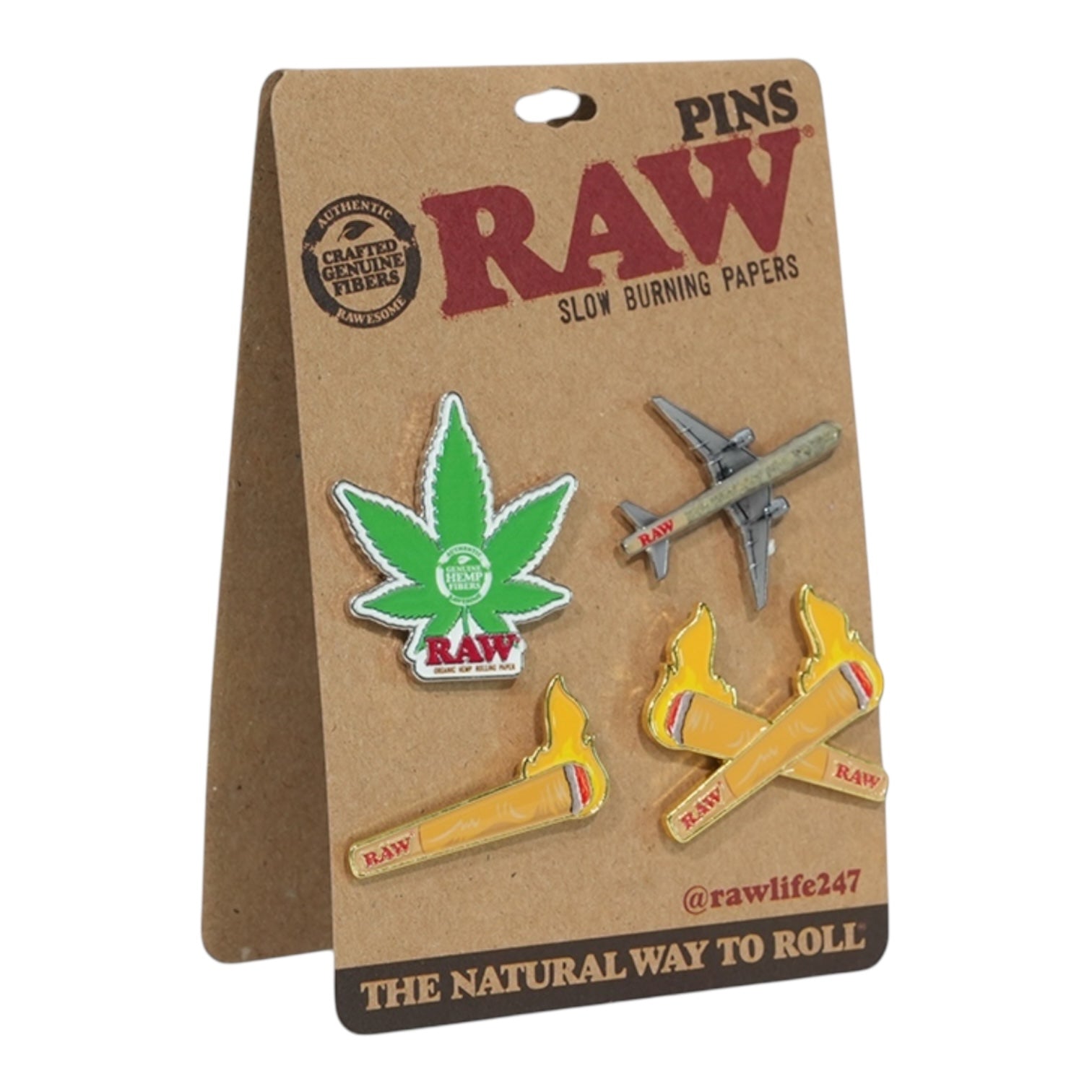 Raw Classic Badge Pin Set