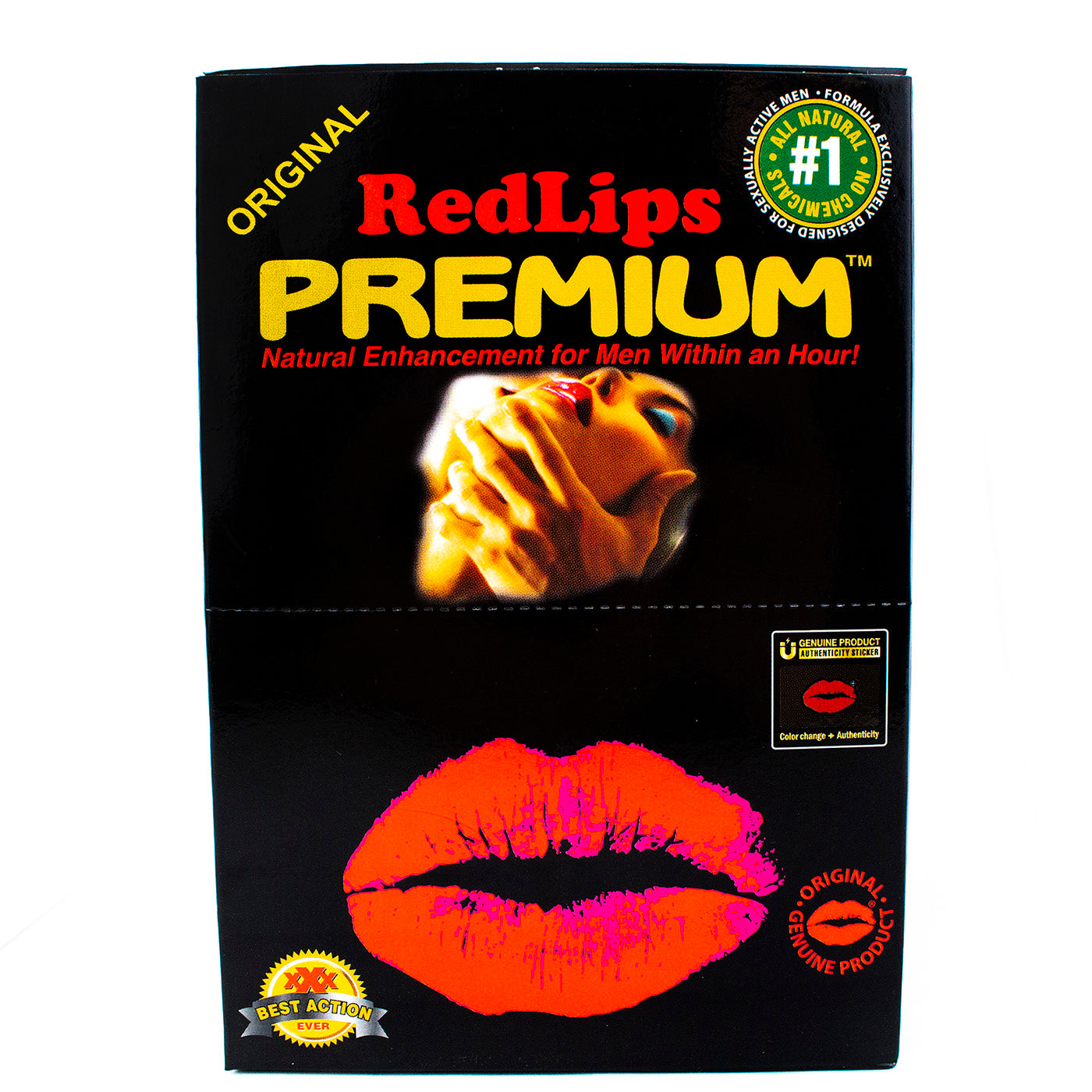 Red Lips Premium Male Sexual Enhancement Pill (24ct Display)