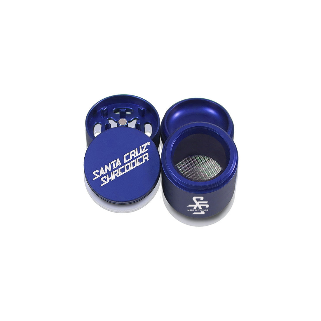 Santa Cruz Shredder Aluminum 4 Piece Small Herb Grinders (TRAVELER)