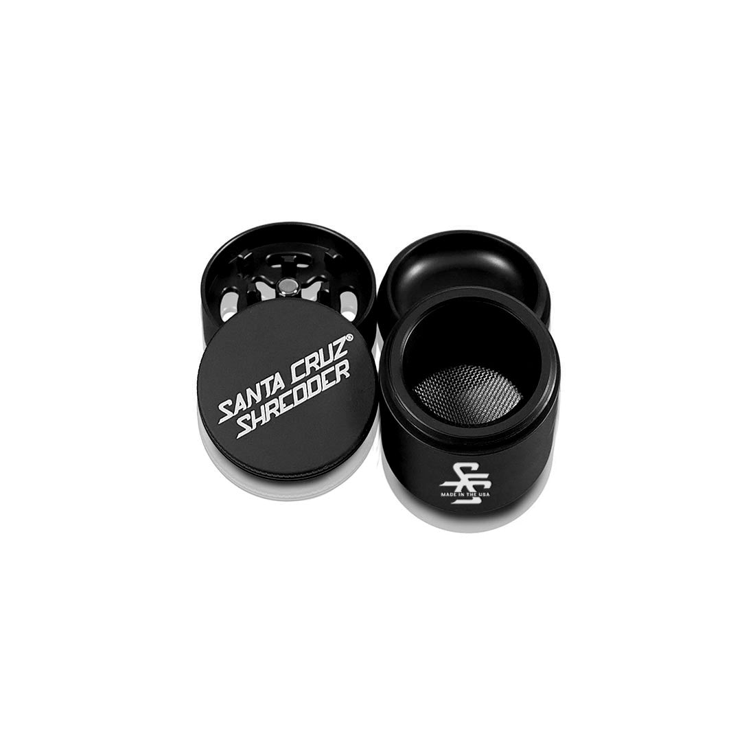 Santa Cruz Shredder Aluminum 4 Piece Small Herb Grinders (TRAVELER)