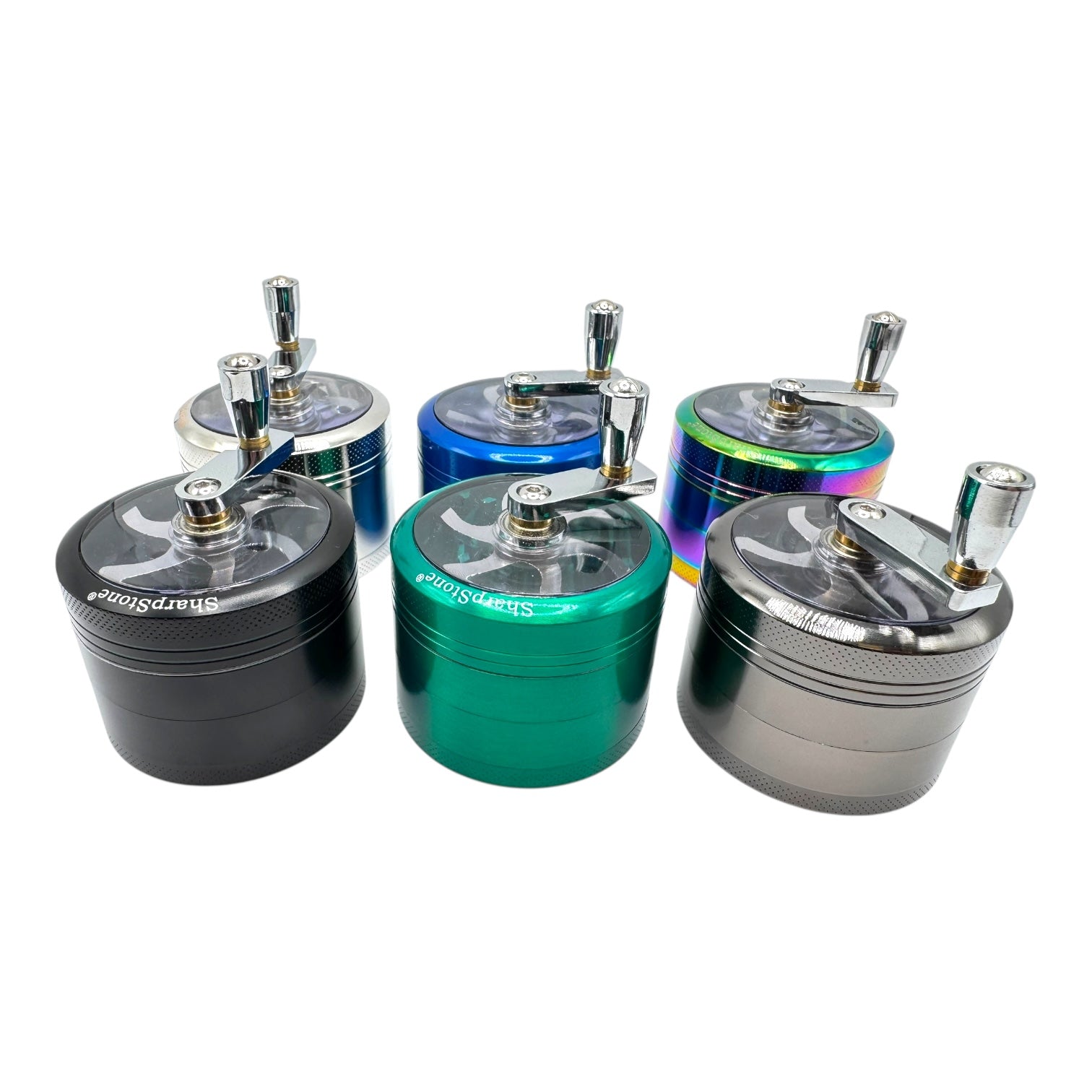 63mm SharpStone Hand Crank Grinder "GD-30" (Assorted Colors)