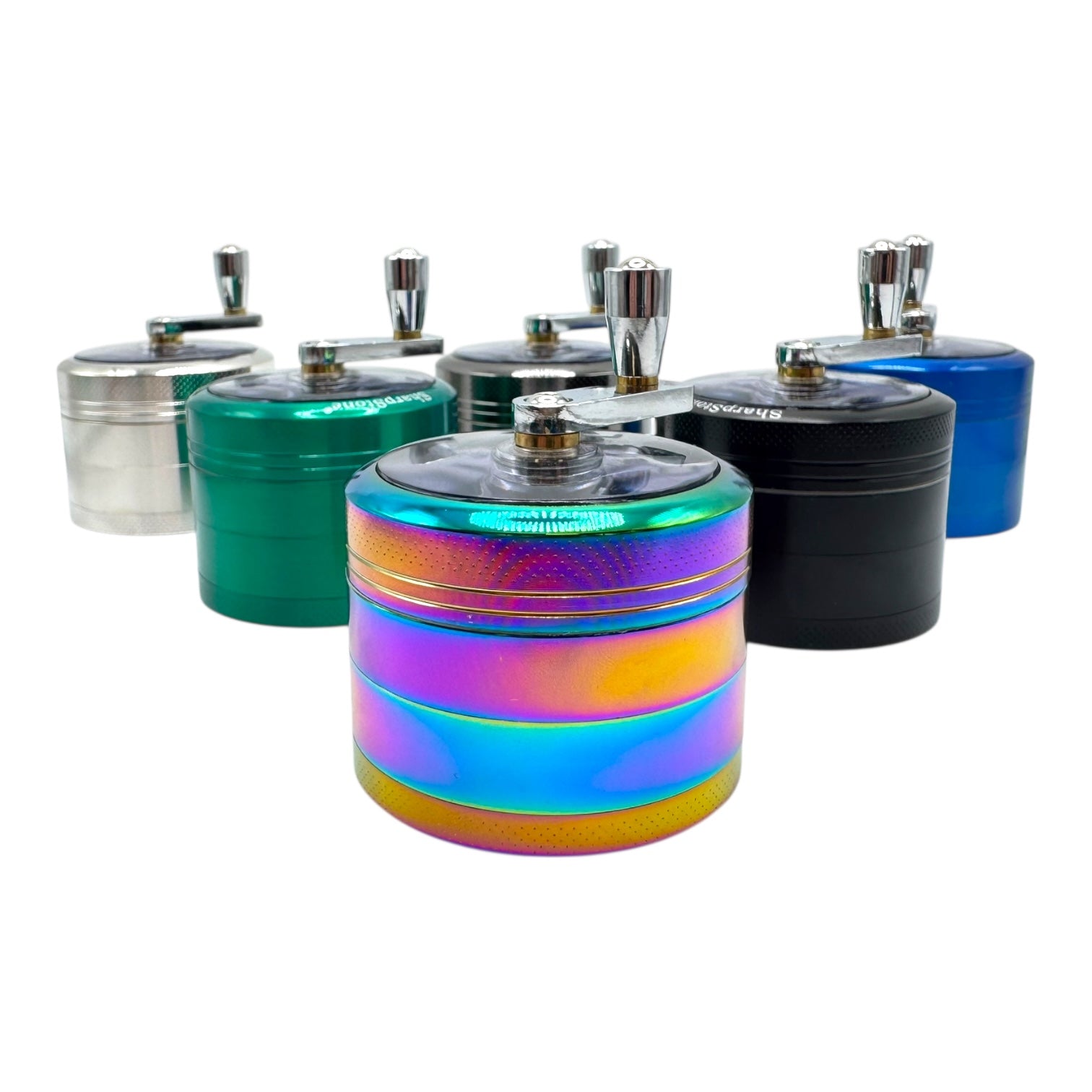 63mm SharpStone Hand Crank Grinder "GD-30" (Assorted Colors)