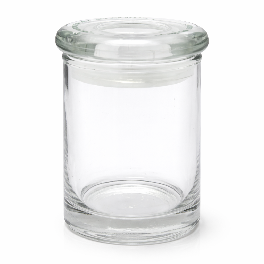 Small Clear Glass Jar