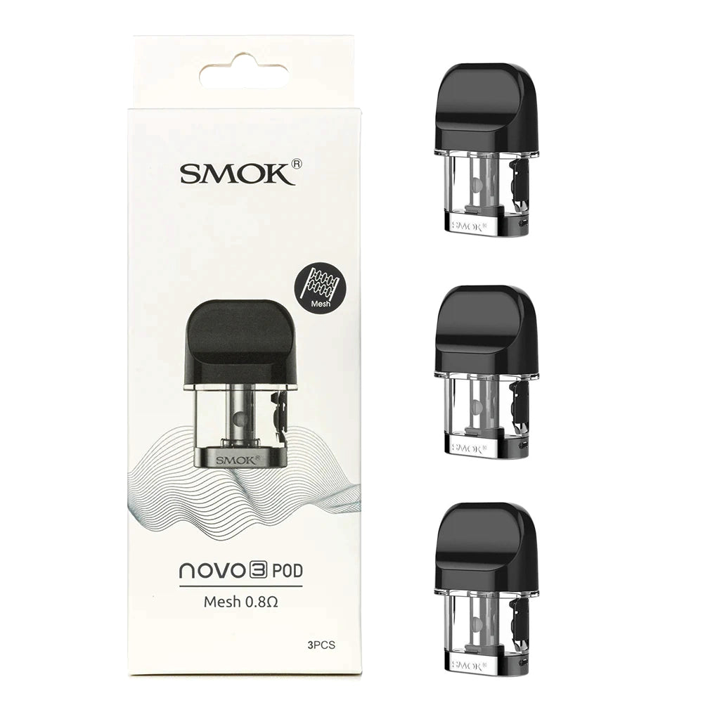 Smok Novo 3 Pod Mesh 0.8 (Pack of 3)