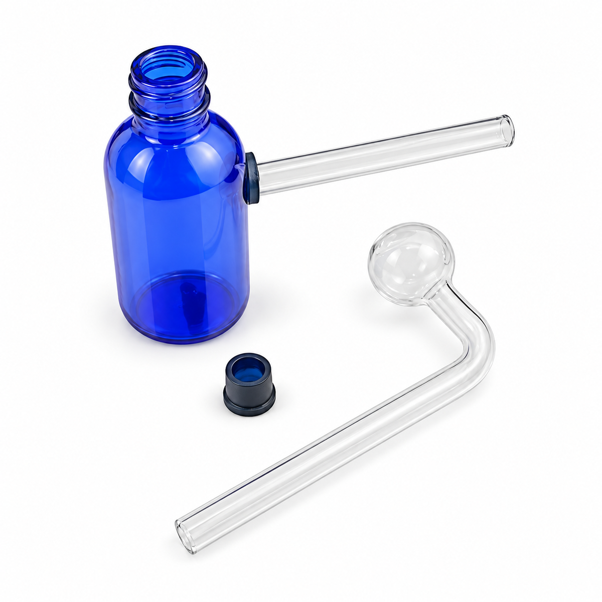 Solid Color 3pc Oil Burner Water Pipe