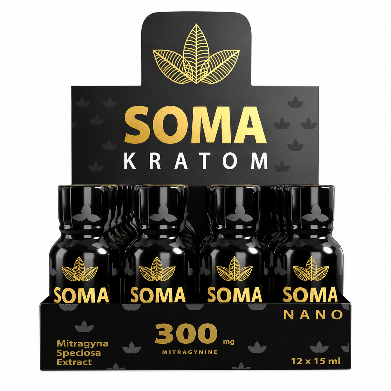 Soma 300mg 15ml Nano Shot 12 Bottles / Display | 12 Displays / Case