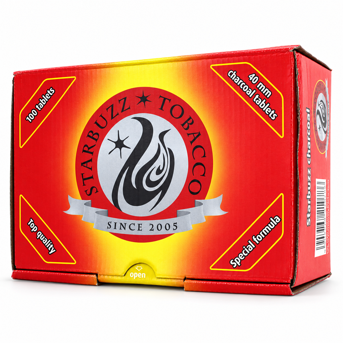 Starbuzz 40mm Hookah Charcoal 100 Pcs
