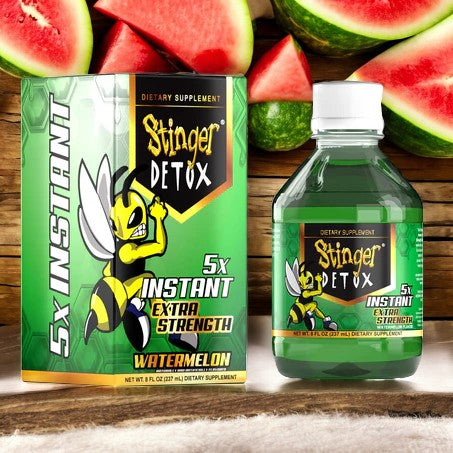 Stinger Detox 5X Extra Strength Watermelon 8oz – Same Day Detox Cleanse