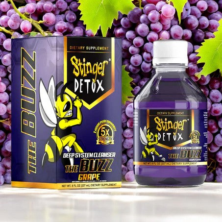 Stinger Detox Buzz (Deep System Cleanser) 5X Extra Strength Drink 8 FL OZ