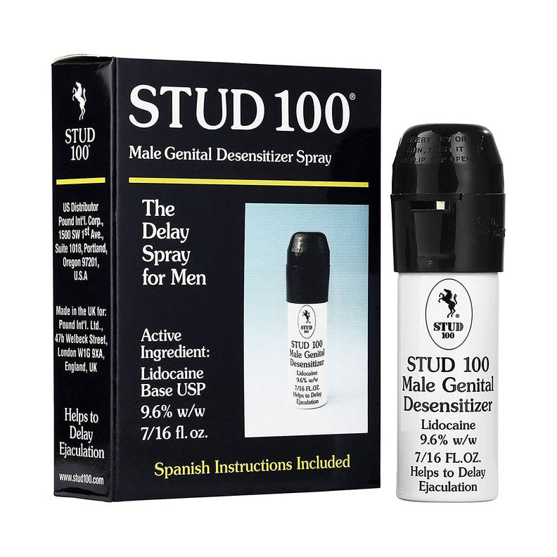 Stud 100 - Male Genital Desensitizer Spray 7/16 fl. oz - 6 Count