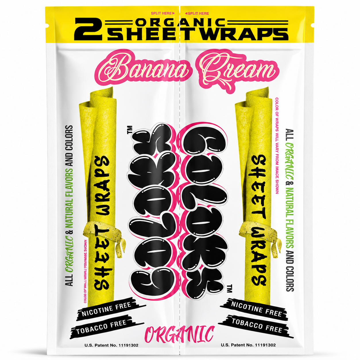 U-Nited Colors Organic 2 Sheet Wraps