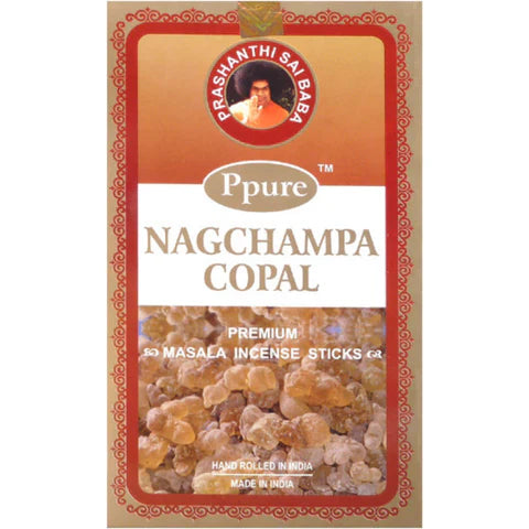 Ppure Nag Champa 15g Premium Masala Incense Sticks (12 Box Display)
