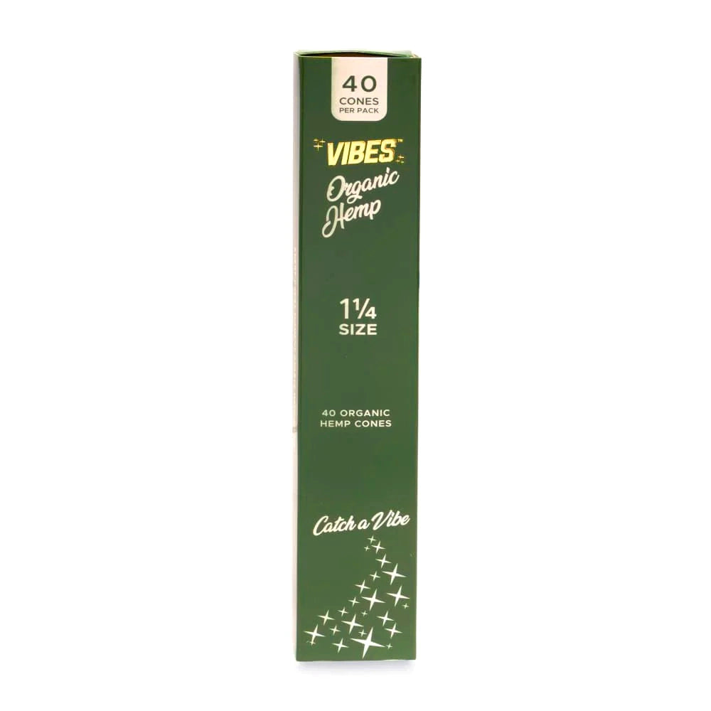 VIBES 1 1/4 Size Cones (Single Pack 40 Cone / 8 Packs Per Display)