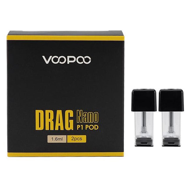 VooPoo Drag Nano P1 Replacement Pods 1.6ml 2-Pack