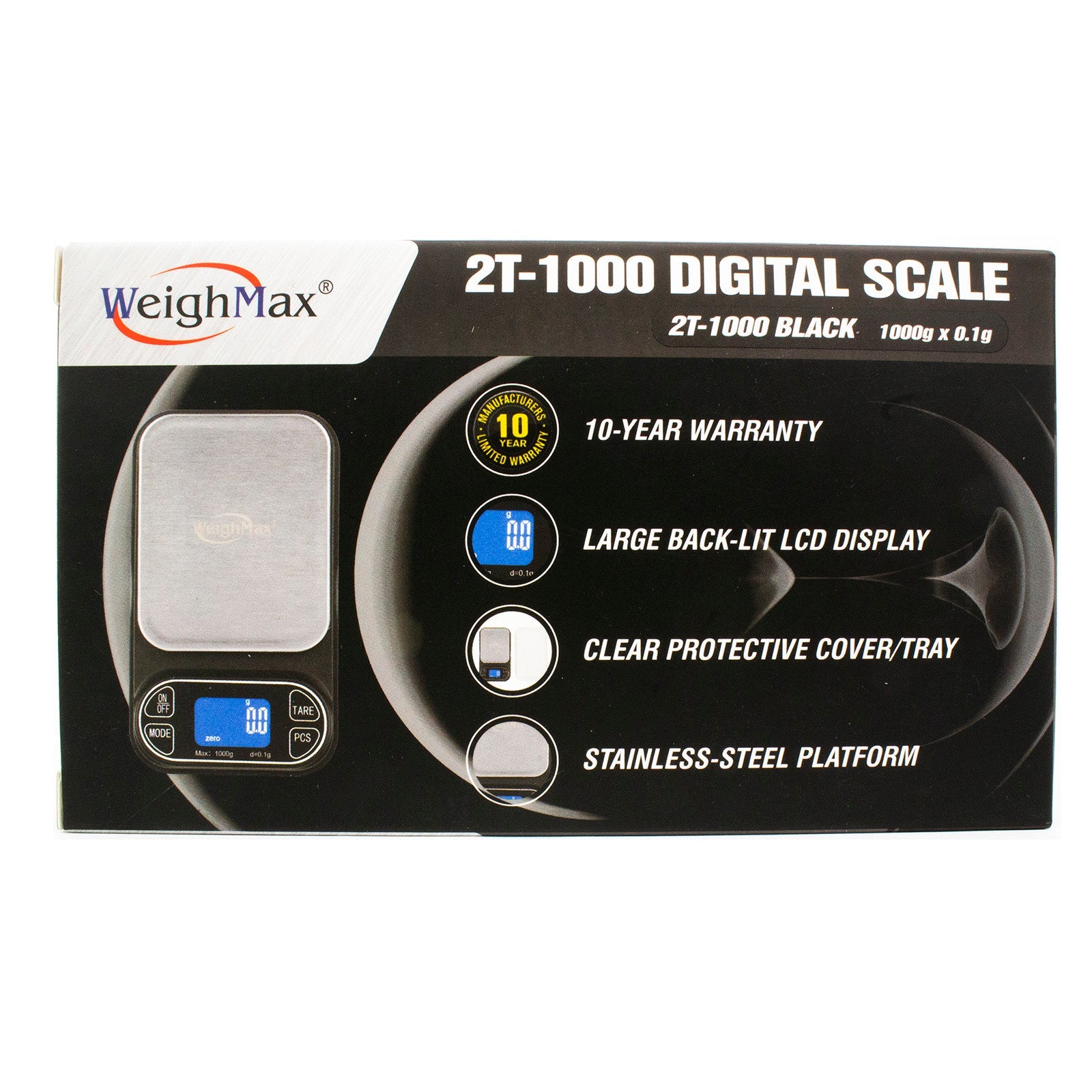 WeighMax 2T-1000 Digital scale (1000g x 0.1g)