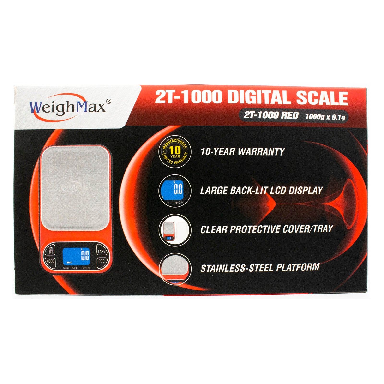 WeighMax 2T-1000 Digital scale (1000g x 0.1g)