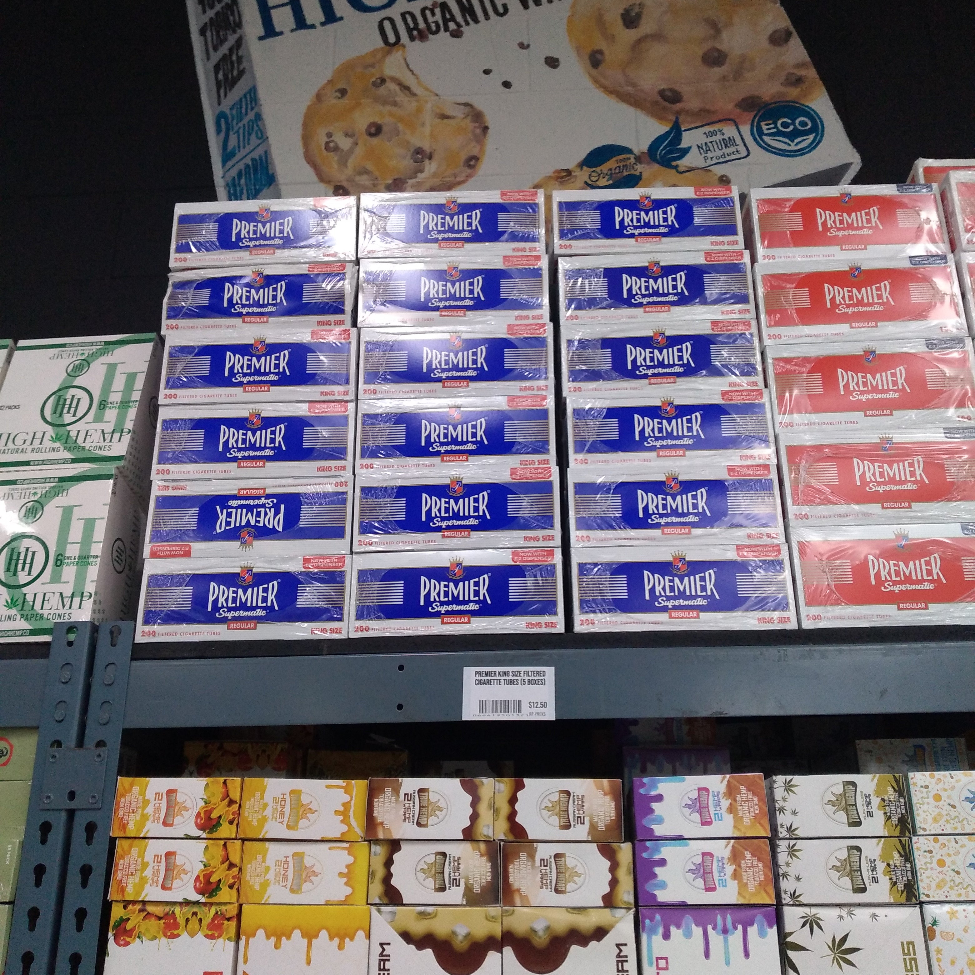 White Filtered Cigarette Tubes