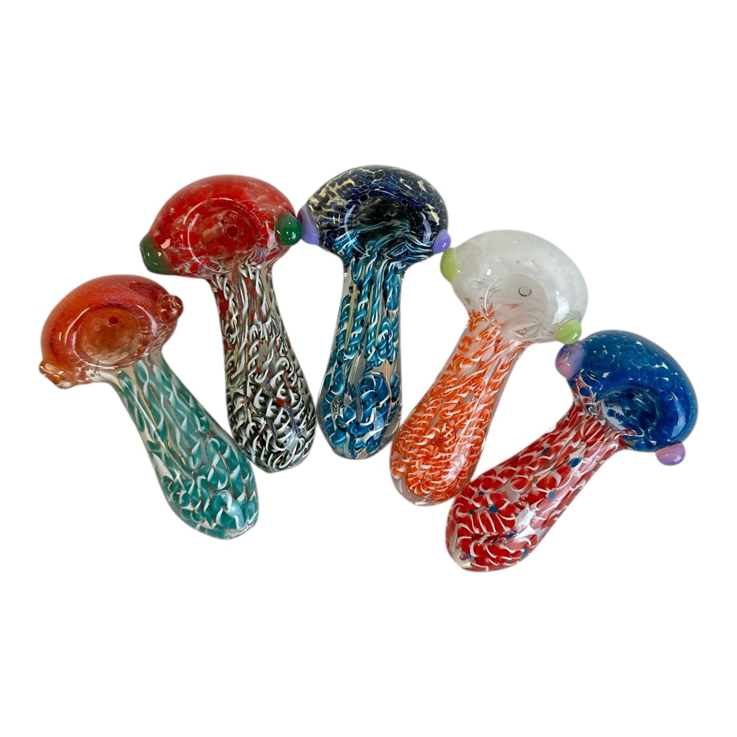 4" Glass Hand Pipe - Assorted Colors