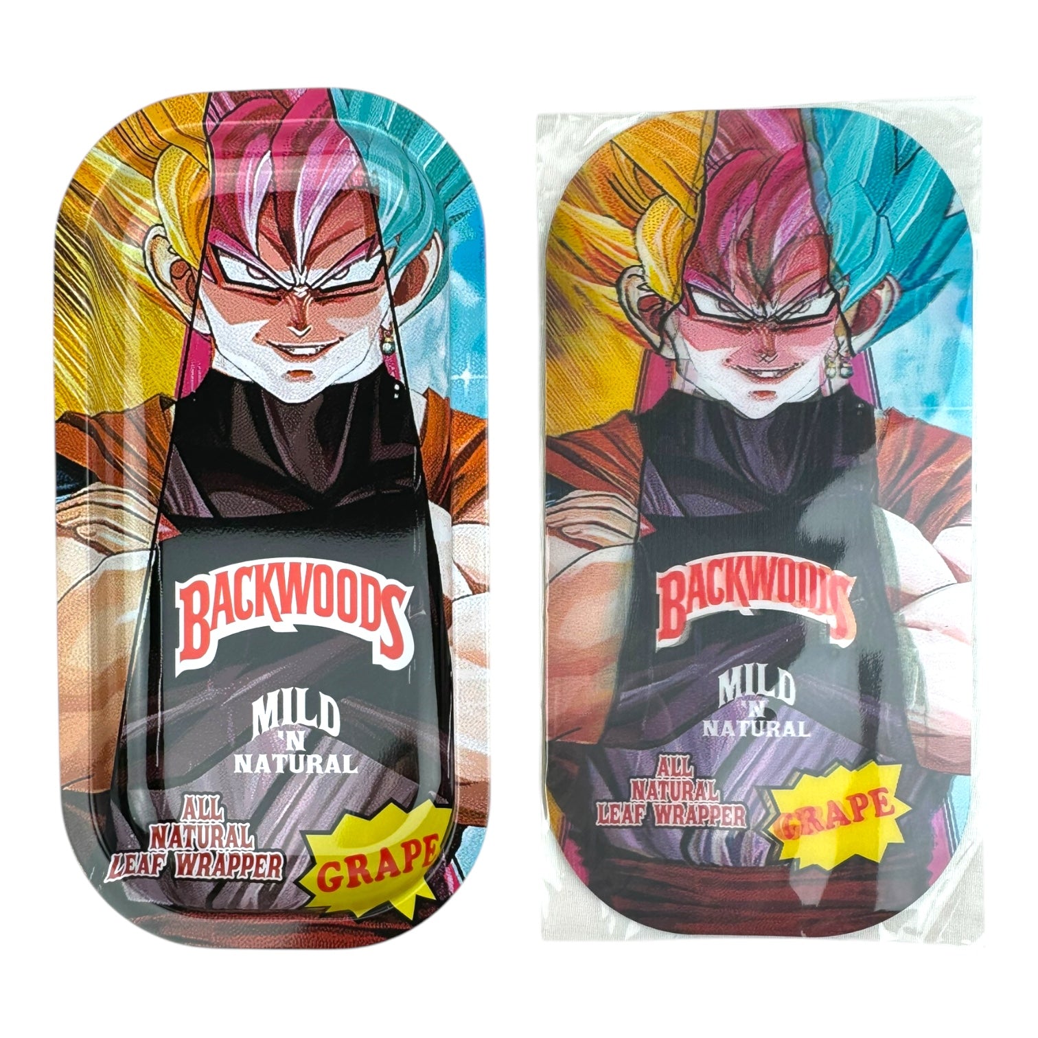 BW 3D Small Metal Rolling Tray with Magnetic