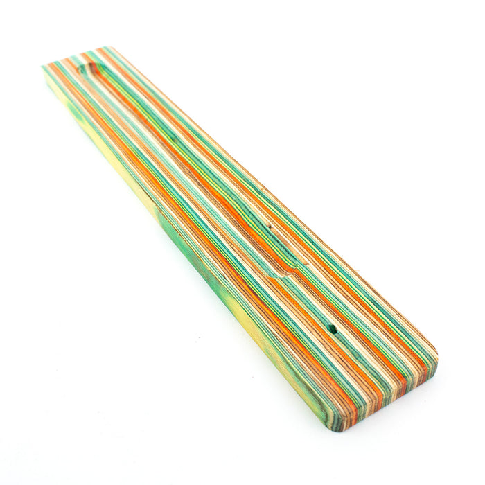 Color Layered Wooden Incense Holder - 12ct