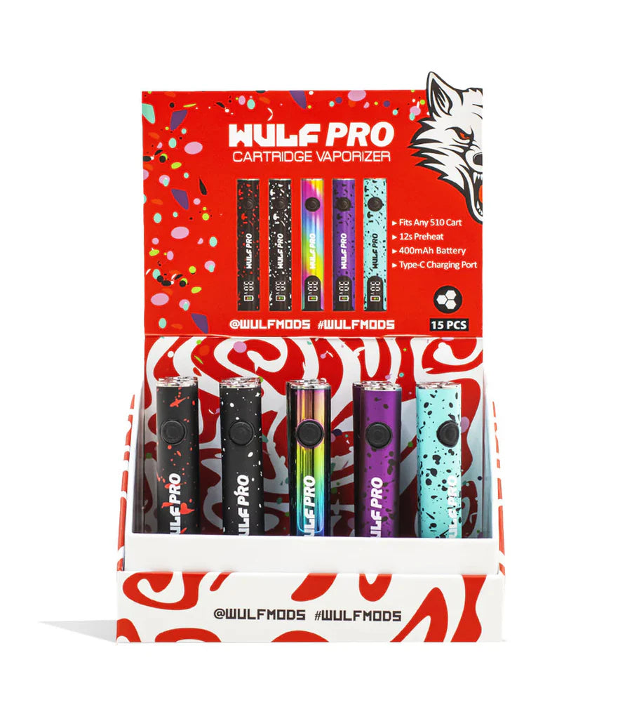 Wulf Pro 510 Variable Voltage Battery 15pcs/Dis