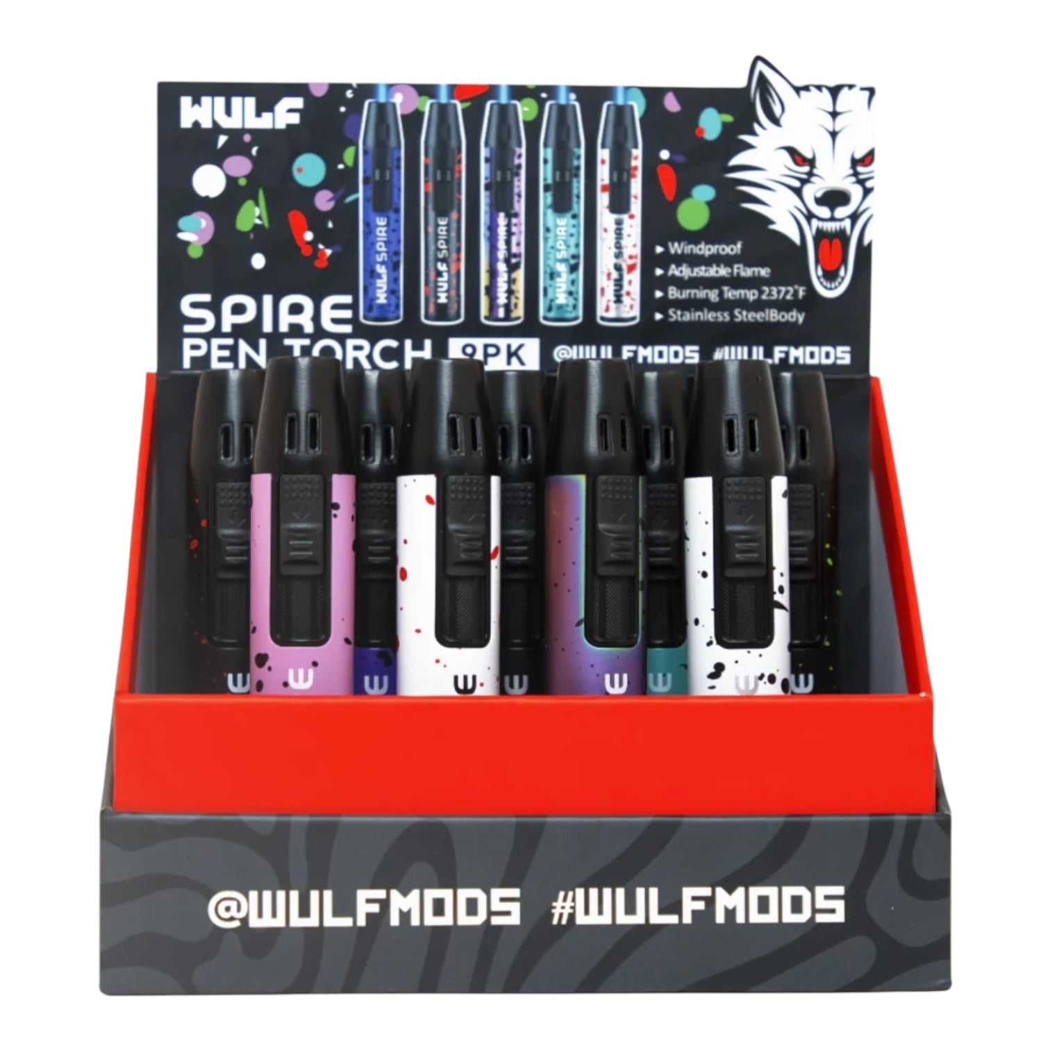 Wulf Spire torch display