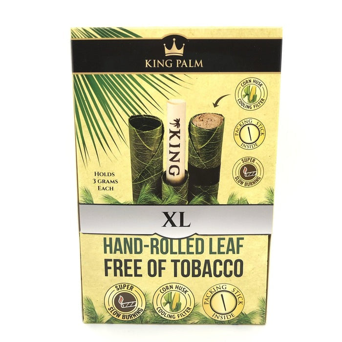 KING PALM XL HAND-ROLLED LEAF FREE OF TOBACCO