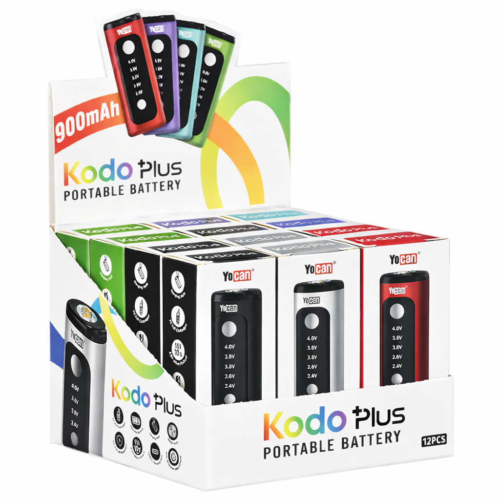 Yocan Kodo Plus 900mAh Battery (12cs/Display)
