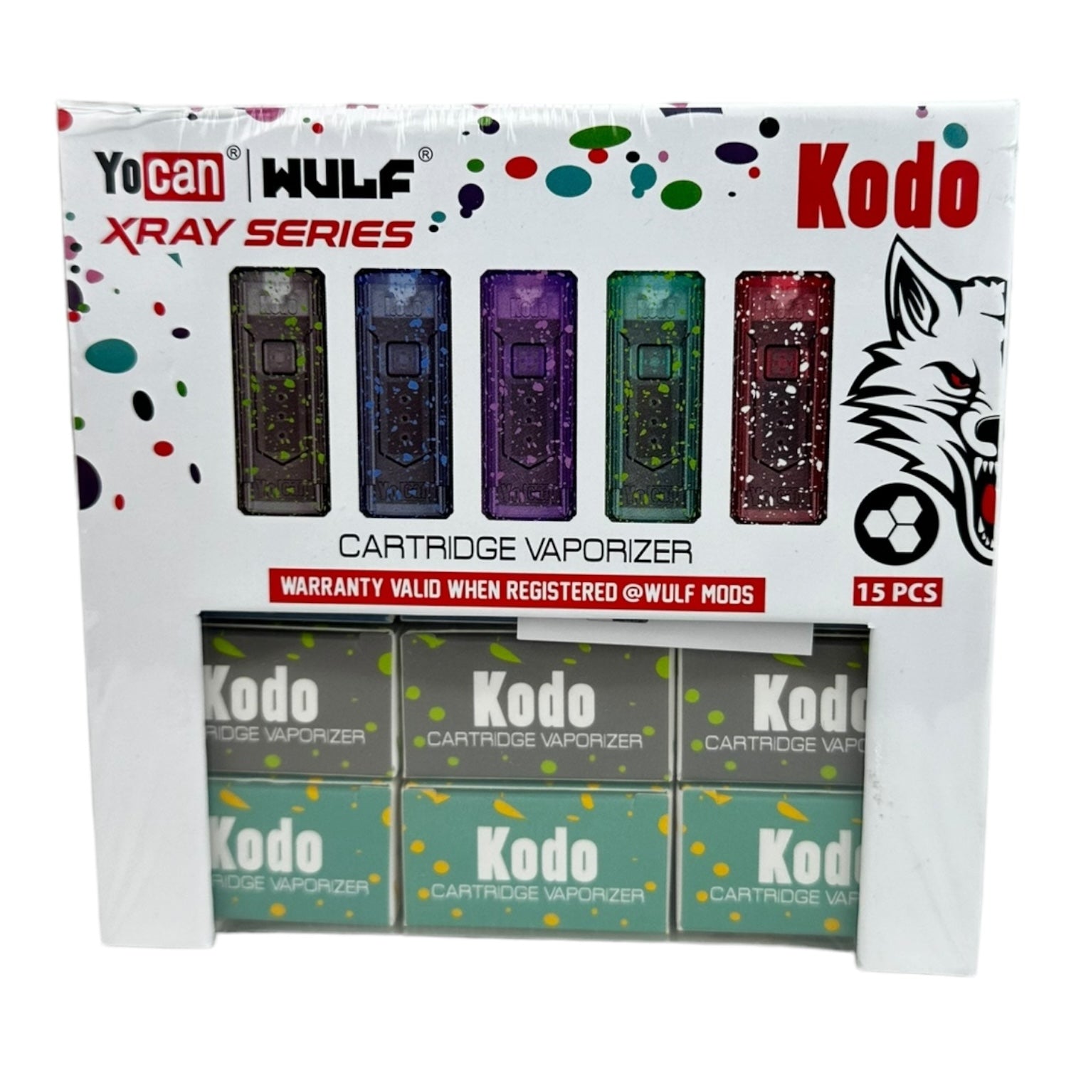 Yocan Wulf Kodo 15pc display