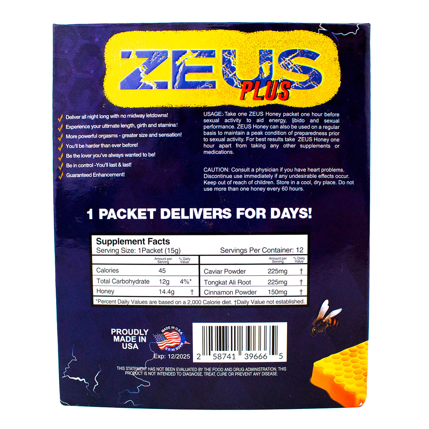 Zeus Plus - Honey Male Enhancement
