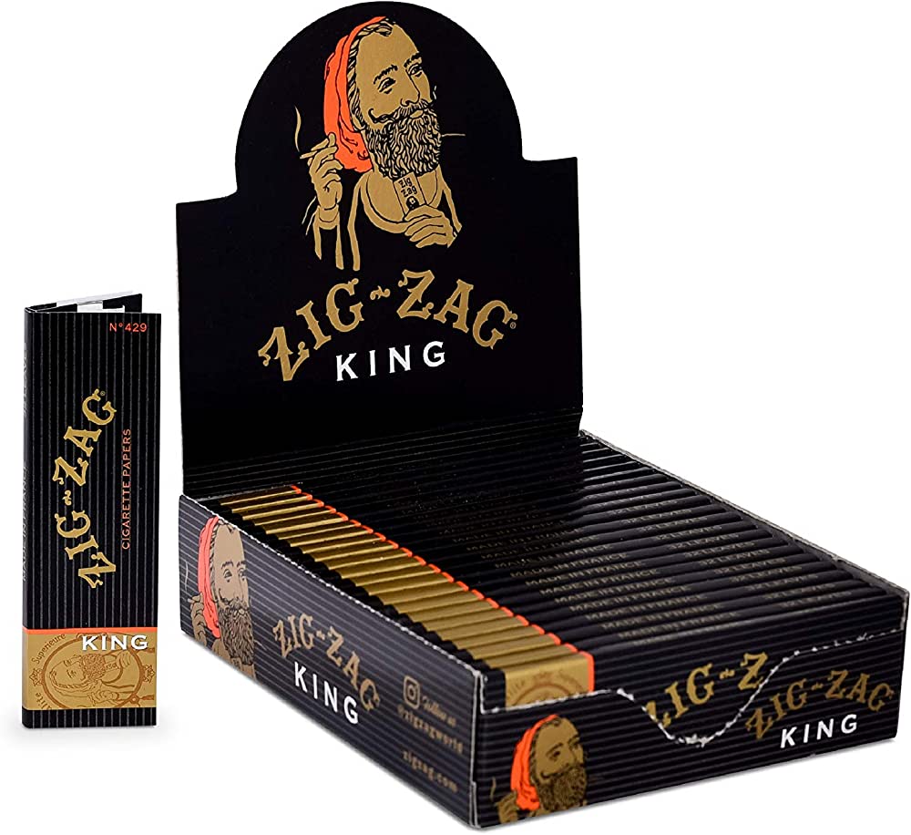 Zig-Zag King Size Rolling Paper 32ct / 24 Pack Display