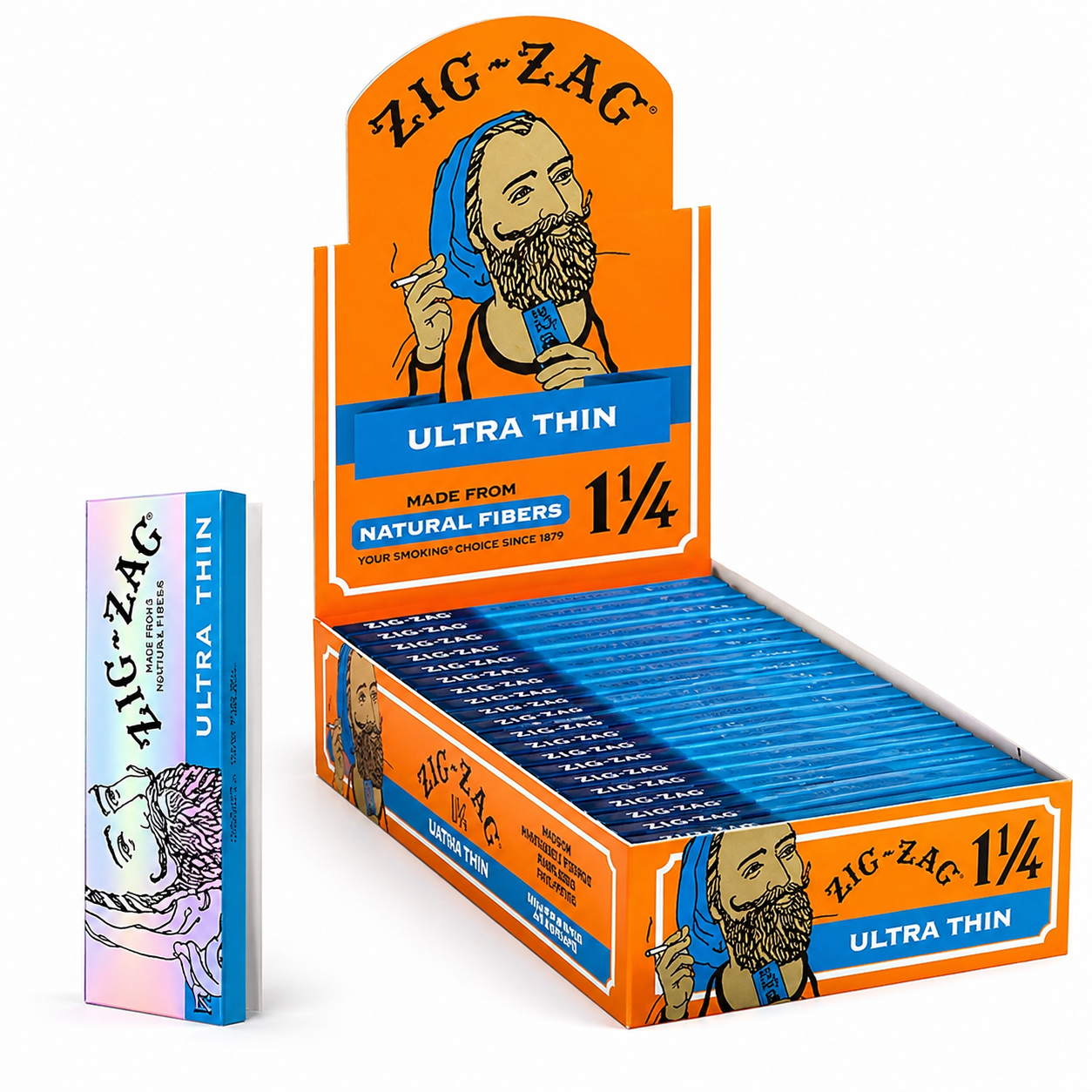 Zig Zag Paper Ultra Thin 1 1/4 24ct - 25/Cs