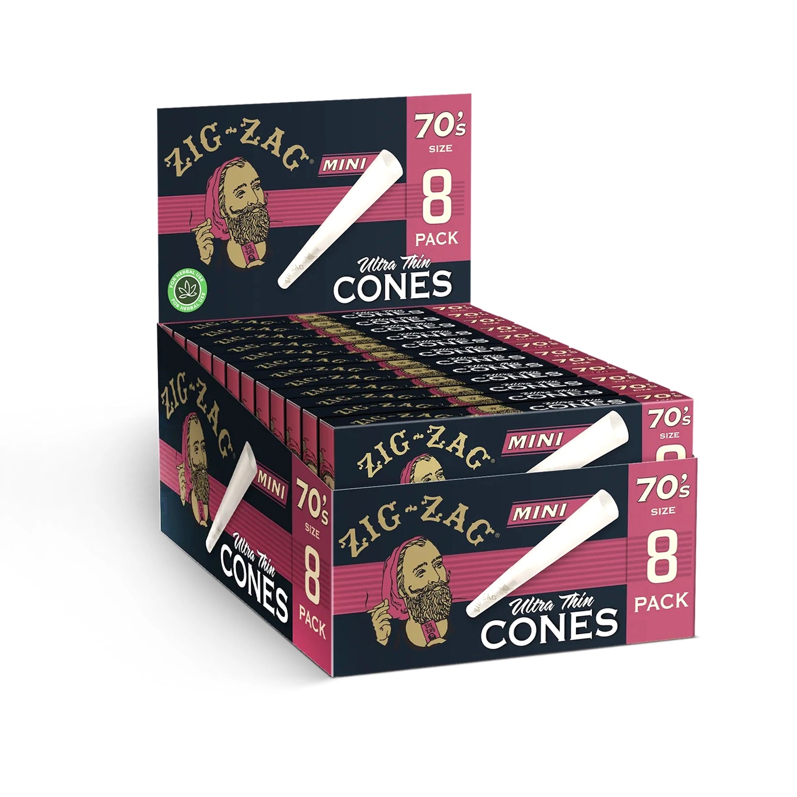 Zig Zag Mini 70's Cones