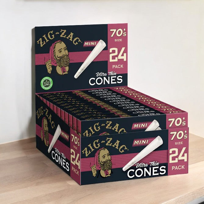 Zig Zag Ultra Thin Cones 24 Pack