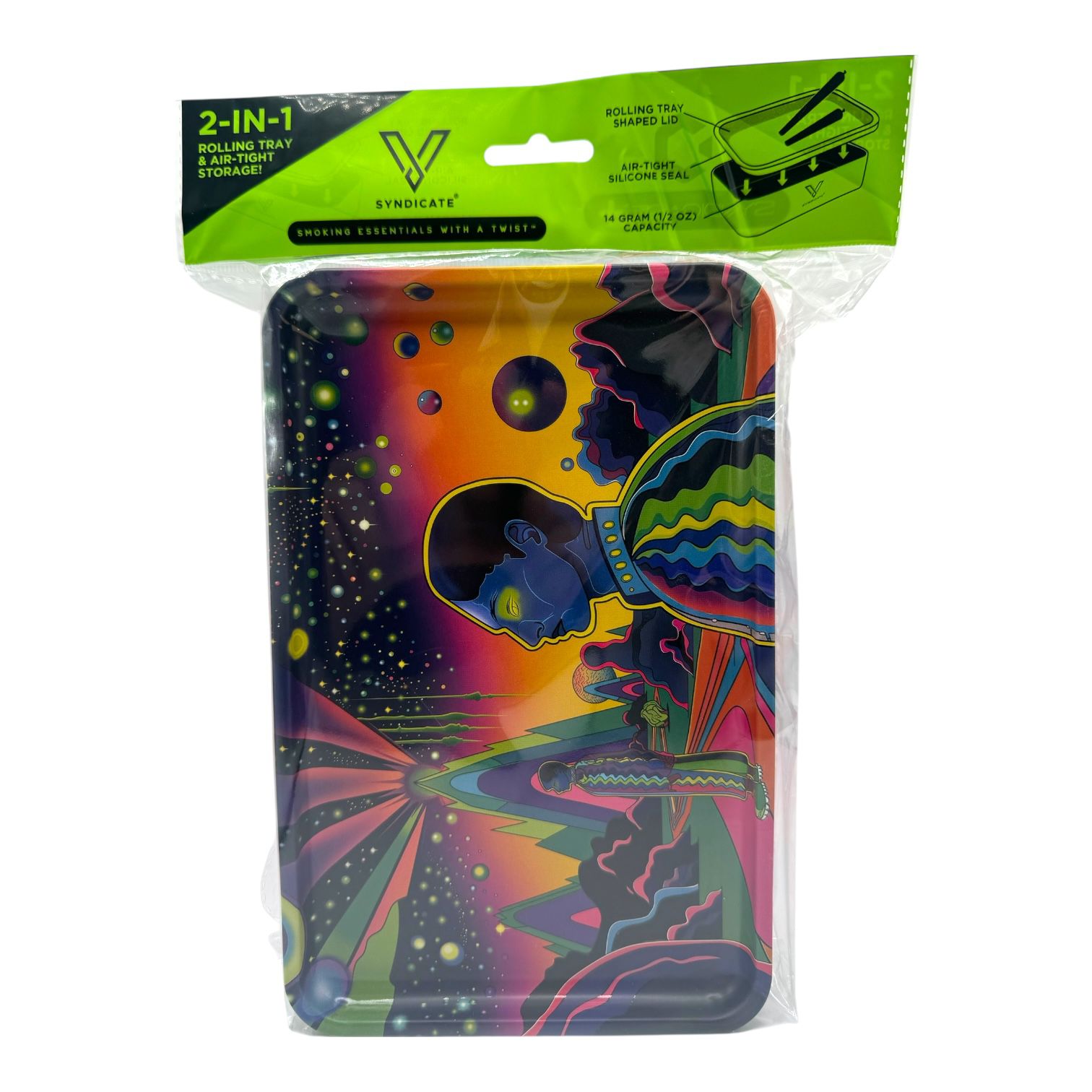 Syndicate 2-IN-1 Rolling Tray & Air Tight Storage