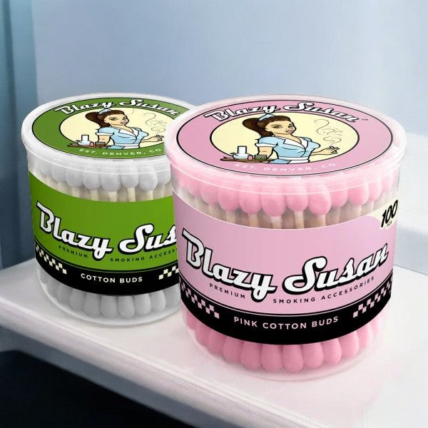 blazy susan pink cotton buds