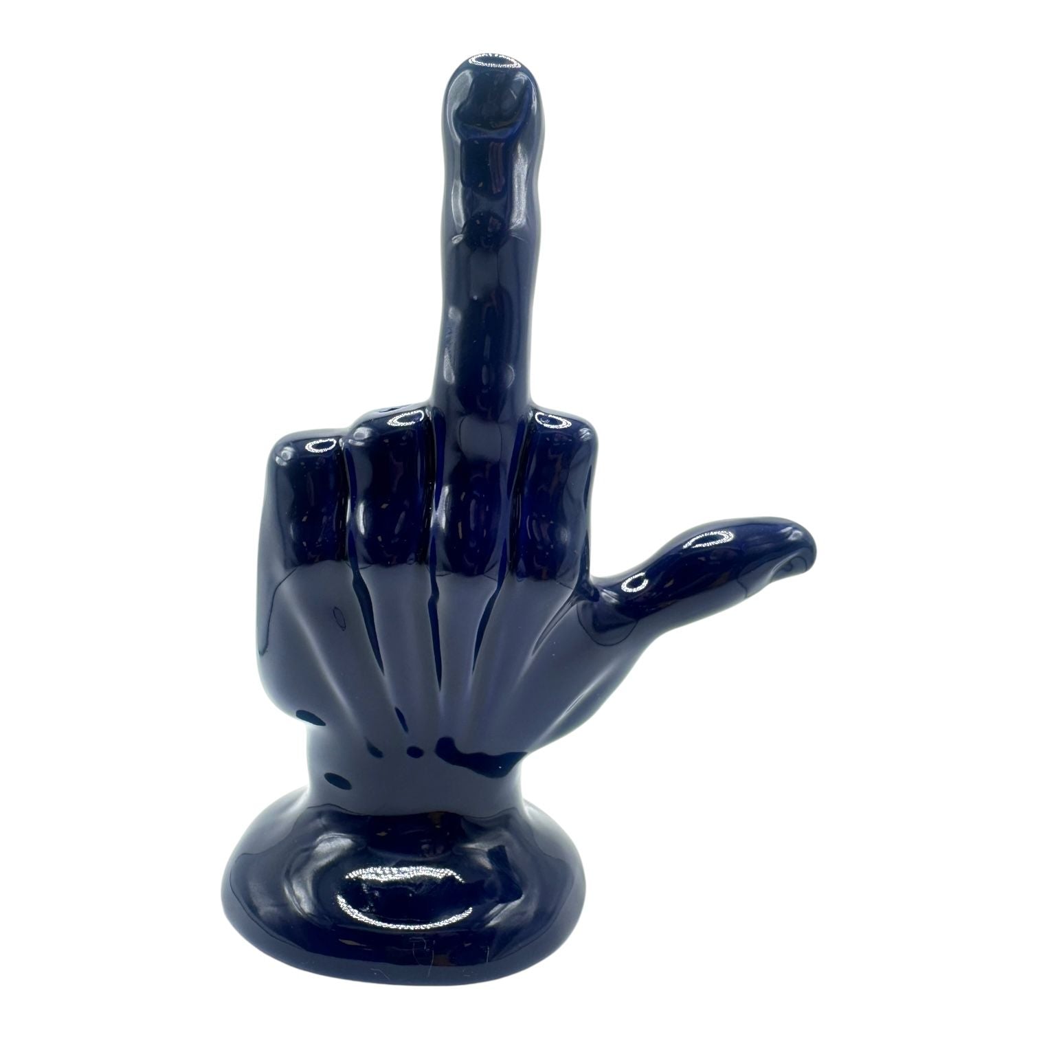 Middle Finger Glass Ceramic Water Pipe