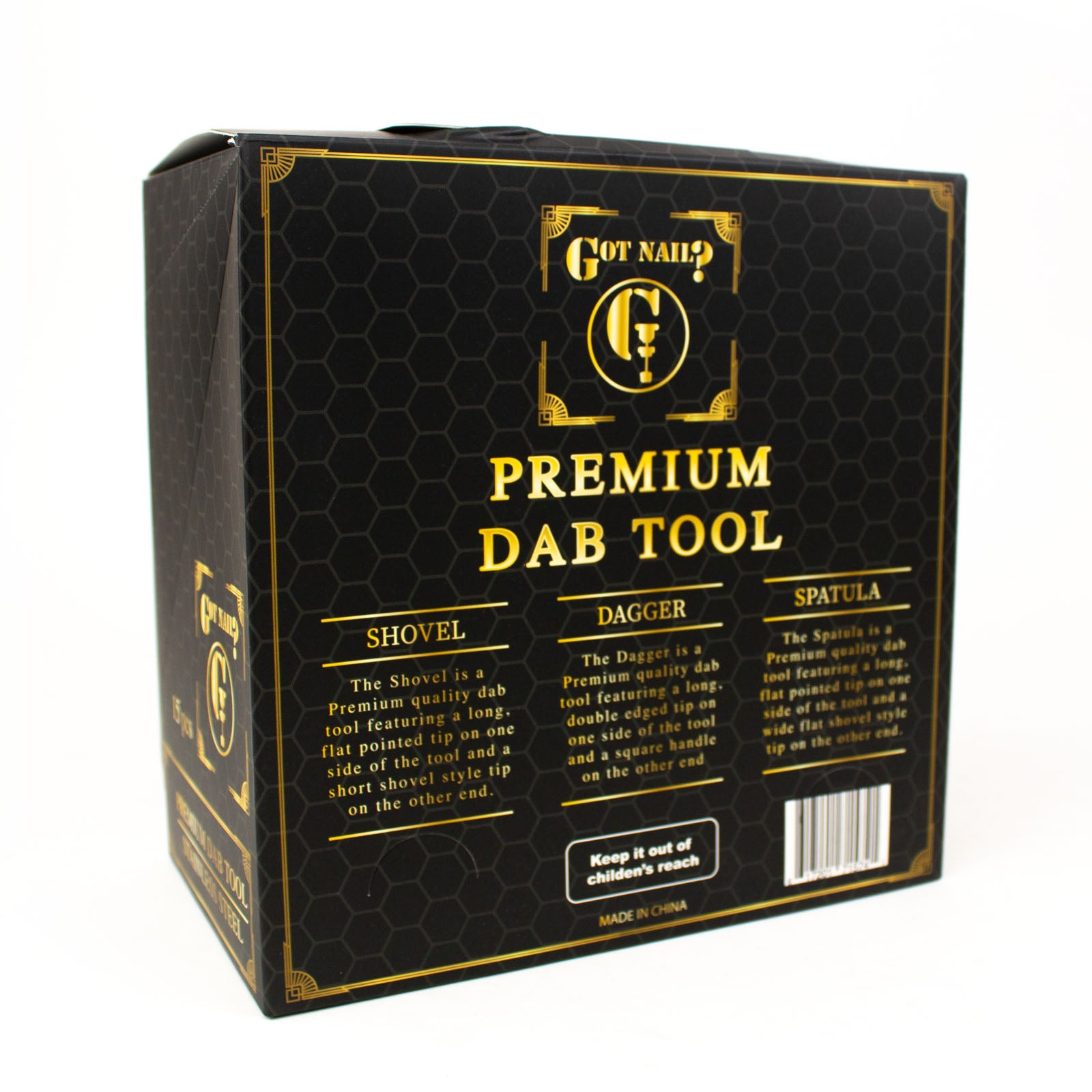 Premium Stainless Steel Dab Tool Display by Got Nail