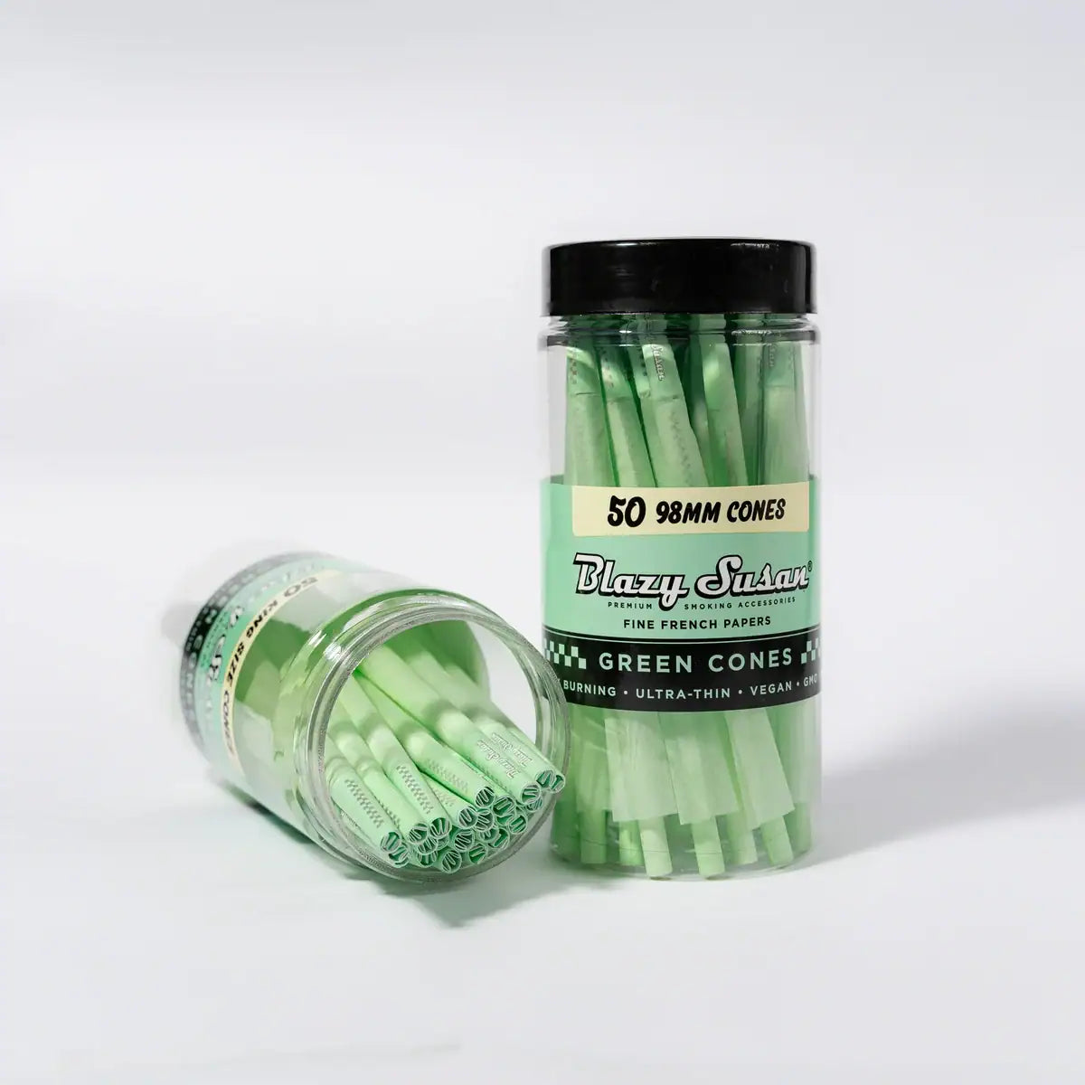 Blazy Susan Green King Size Slim Papers 50ct