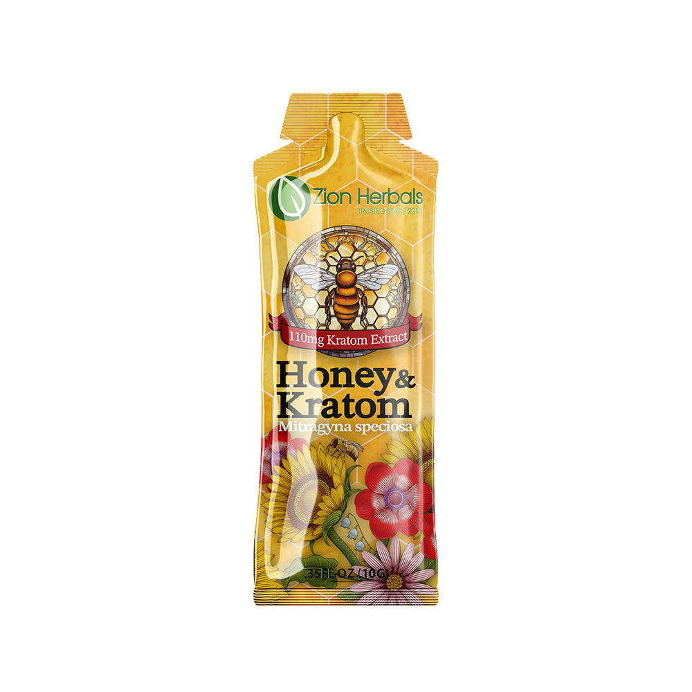 Zion Herbals Honey & (110mg Extract / Display of 12ct)