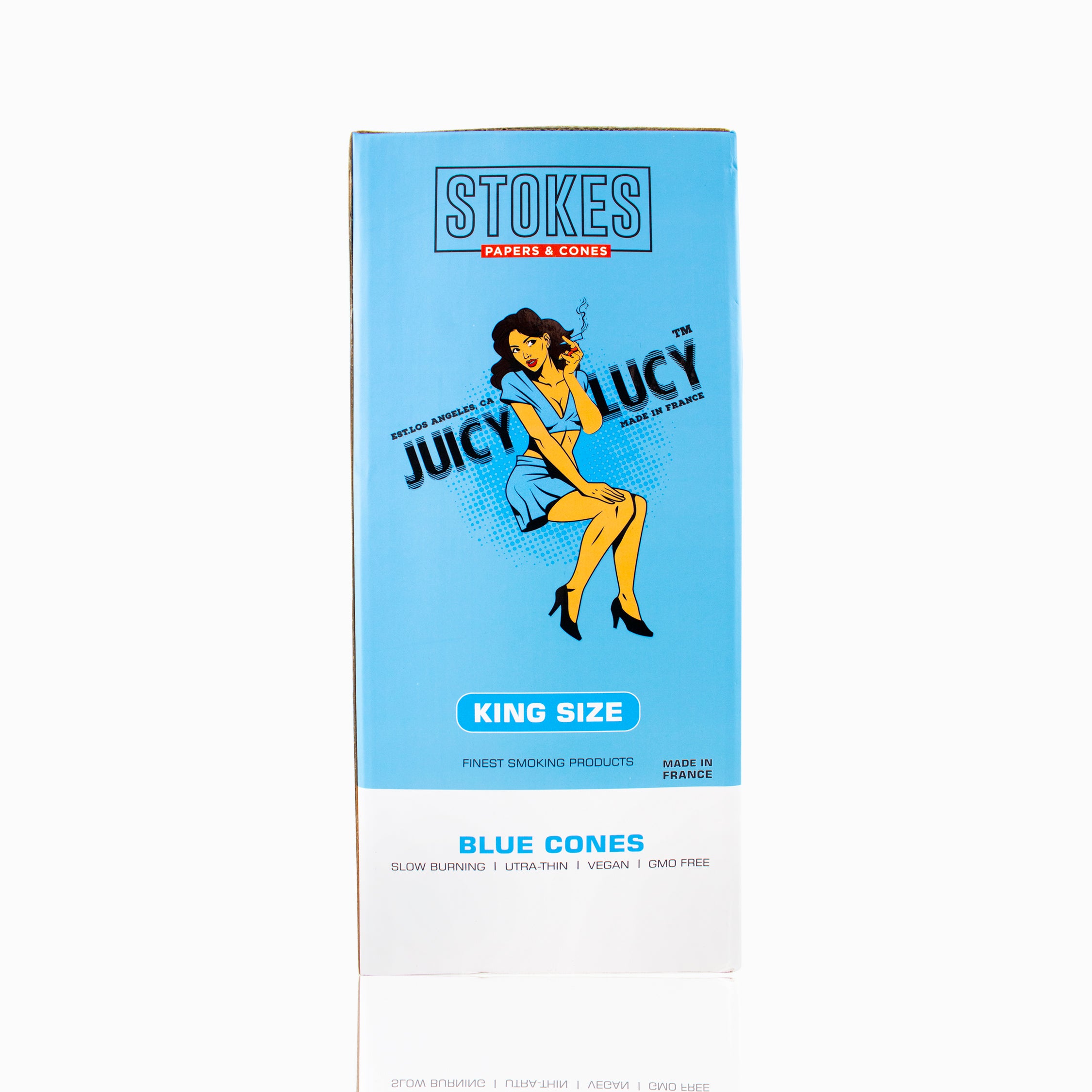 Juicy Lucy Bulk King Size Blue Cones (800per box)